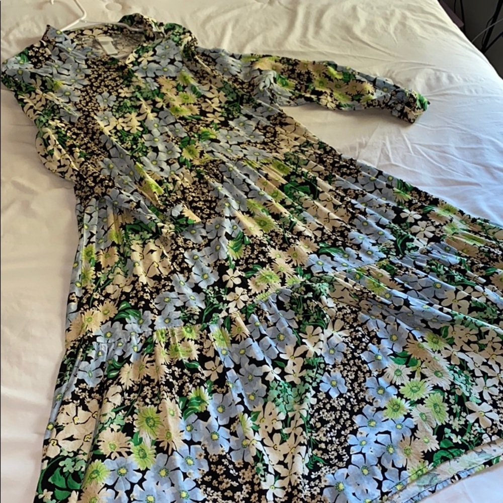 Floral Print MIDI Dress